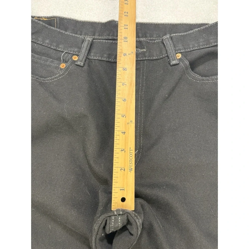 Levis‎ 550 Jeans Men 36x32 Black Relaxed Fit Straight Denim Y2K